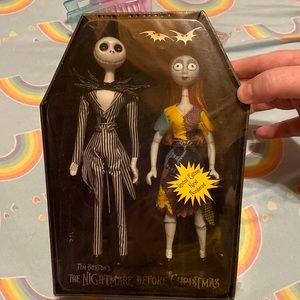 Porcelain limited edition collectors Jack and Sally Nightmare Before Christmas